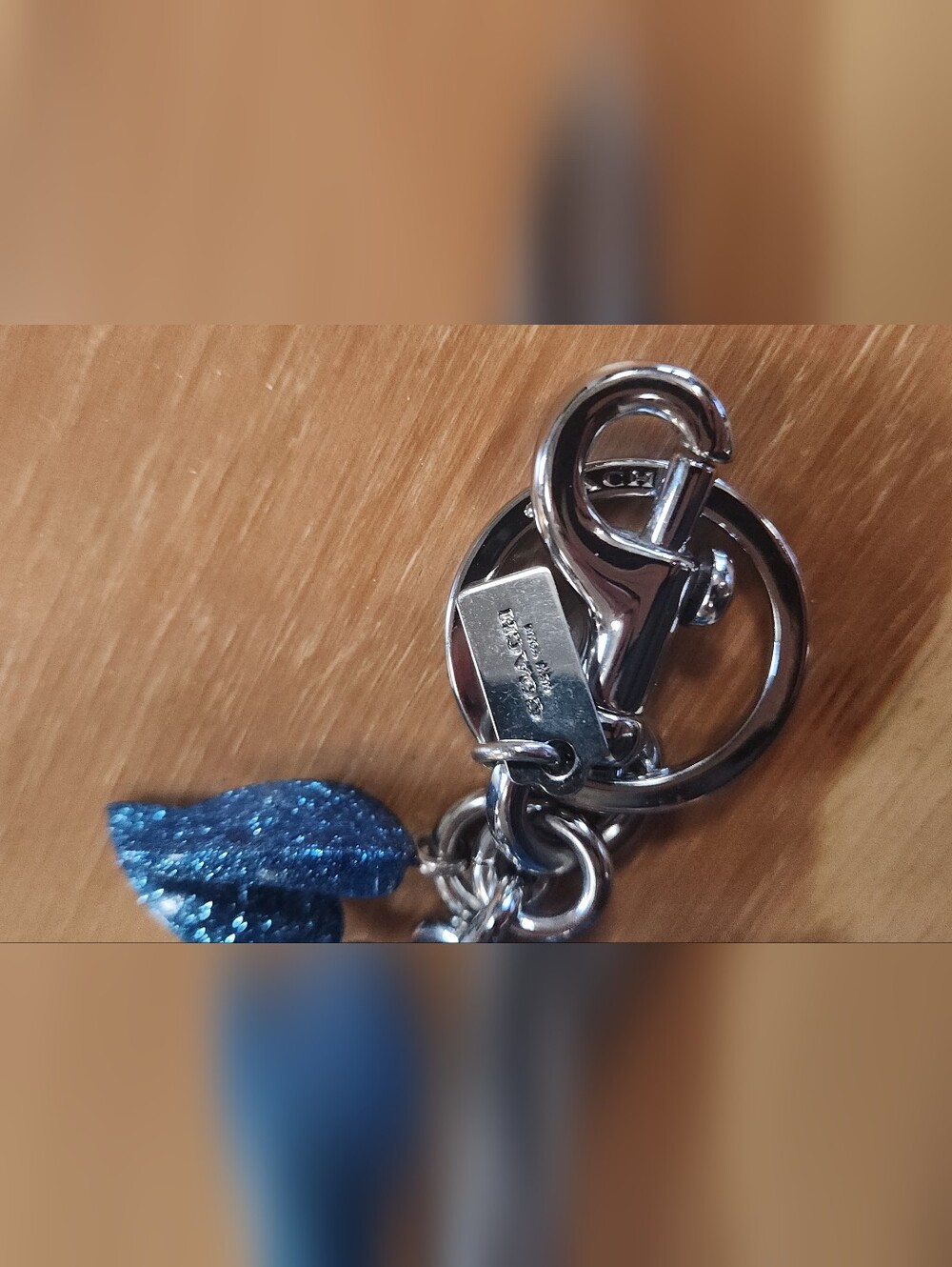Coach Glitter Resin Tea Rose Charm - Picture 6 of 7